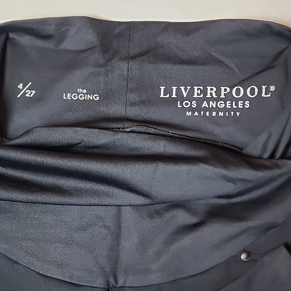Liverpool Los Angeles Size 4 Black Maternity Leggings Jeggings: - Picture 2 of 14